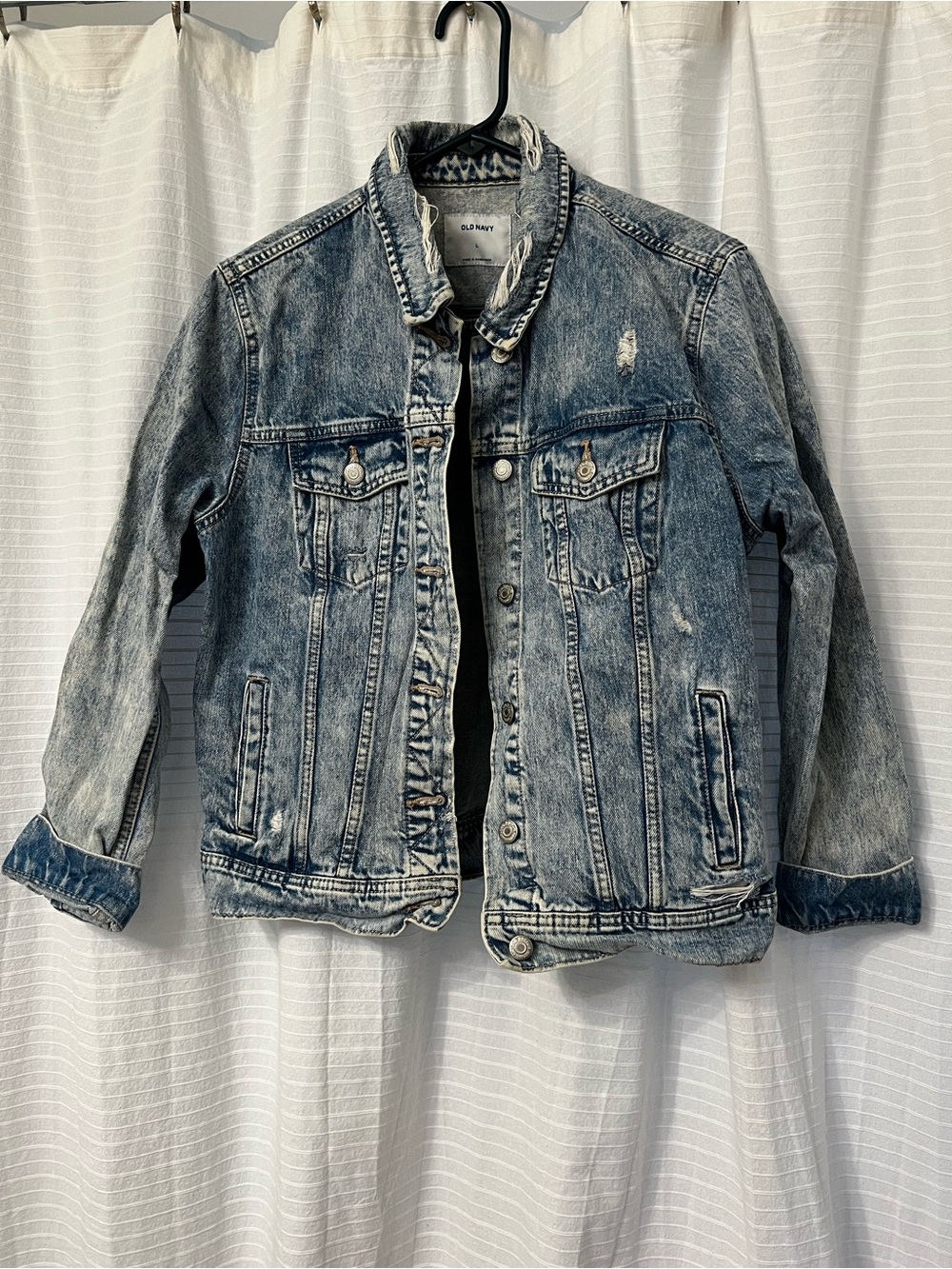 Old Navy Wonen's Light Washed Denim Jacket - Blue